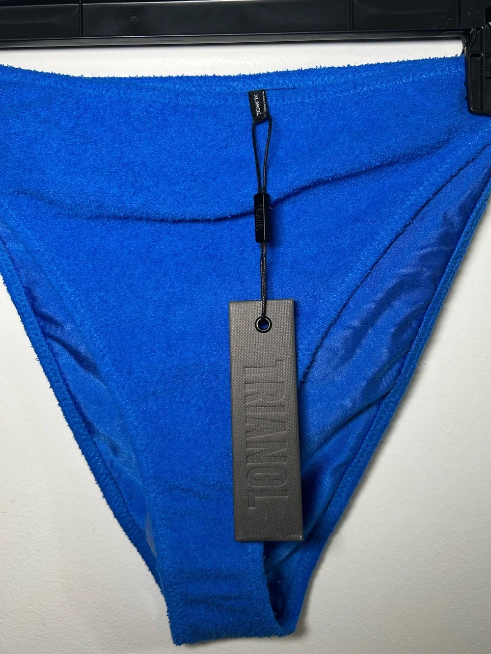 Triangl Terry Cloth Royal Blue Bikini Bottom NWT